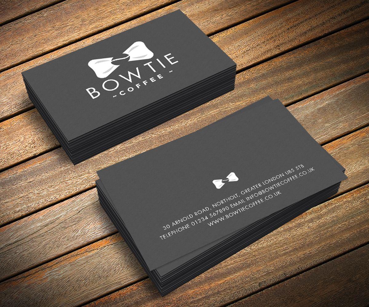 Bow Tie Company Logo - Serious, Elegant, Industry Logo Design for Bow Tie Coffee by ...