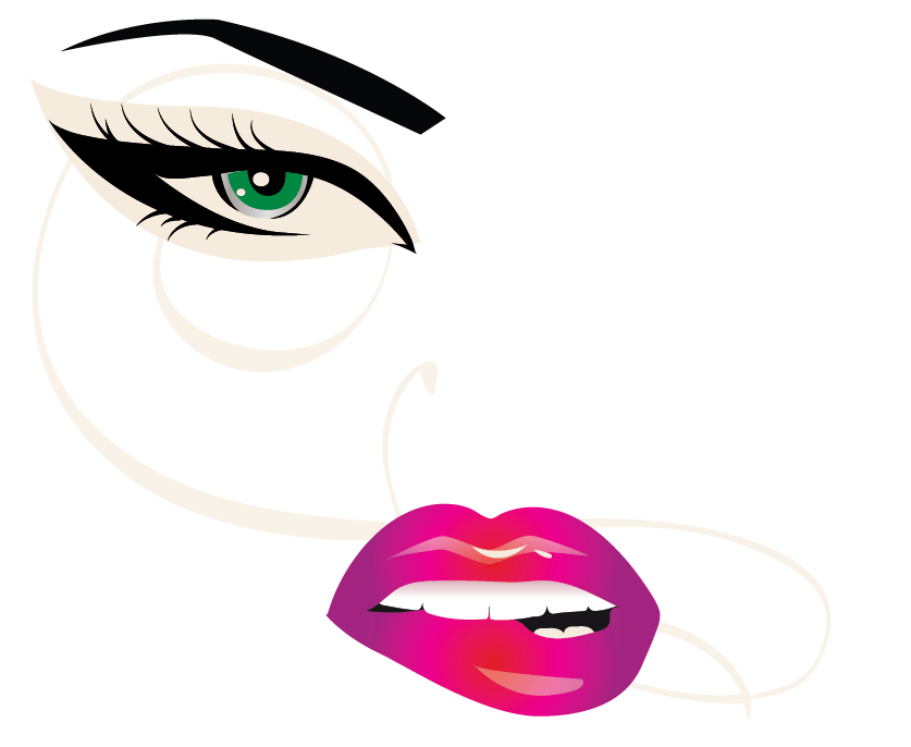 Make Up Logo - Create Your Own sexy face Logo Free with makeup Logo maker