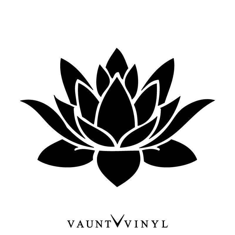 Japan Flower Logo - VAUNT VINYL sticker store: [Shipping services!!] S size Lotus