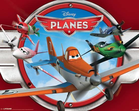 Disney Planes Movie Logo - Planes (Red) Disney/Pixar Movie Poster Posters at AllPosters.com