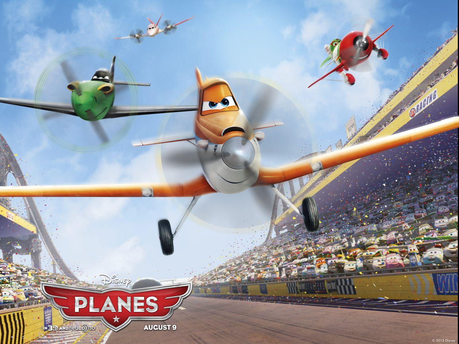 Disney Planes Movie Logo - Review} Disney's Planes in 3D Takes Off with Young Viewers