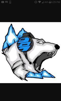 Ice Wolf Logo - Ice Wolf