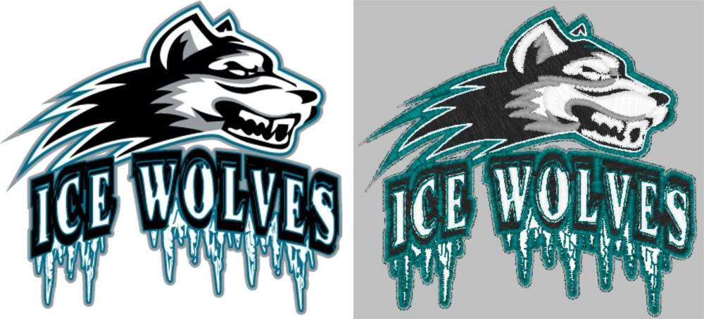Ice Wolf Logo - pxf | LAVISH EMBROIDERIES