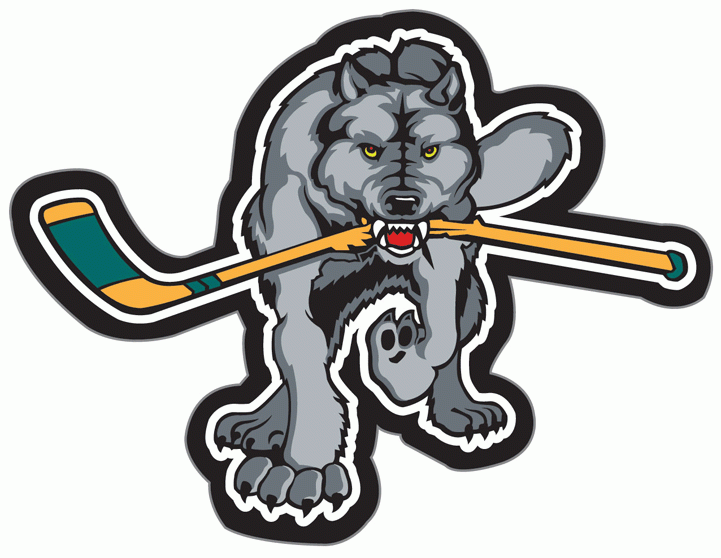 Ice Wolf Logo - La Ronge Ice Wolves Primary Logo Jr Hockey League