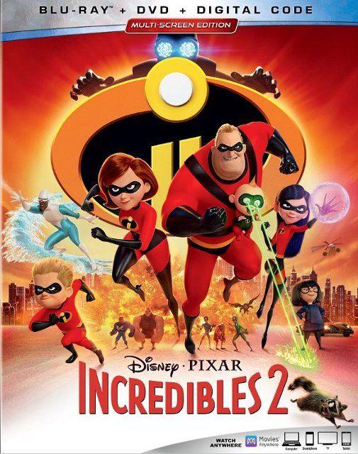Pixar Disney DVD Logo - Incredibles 2 [Includes Digital Copy] [Blu-ray/DVD] (Enhanced ...