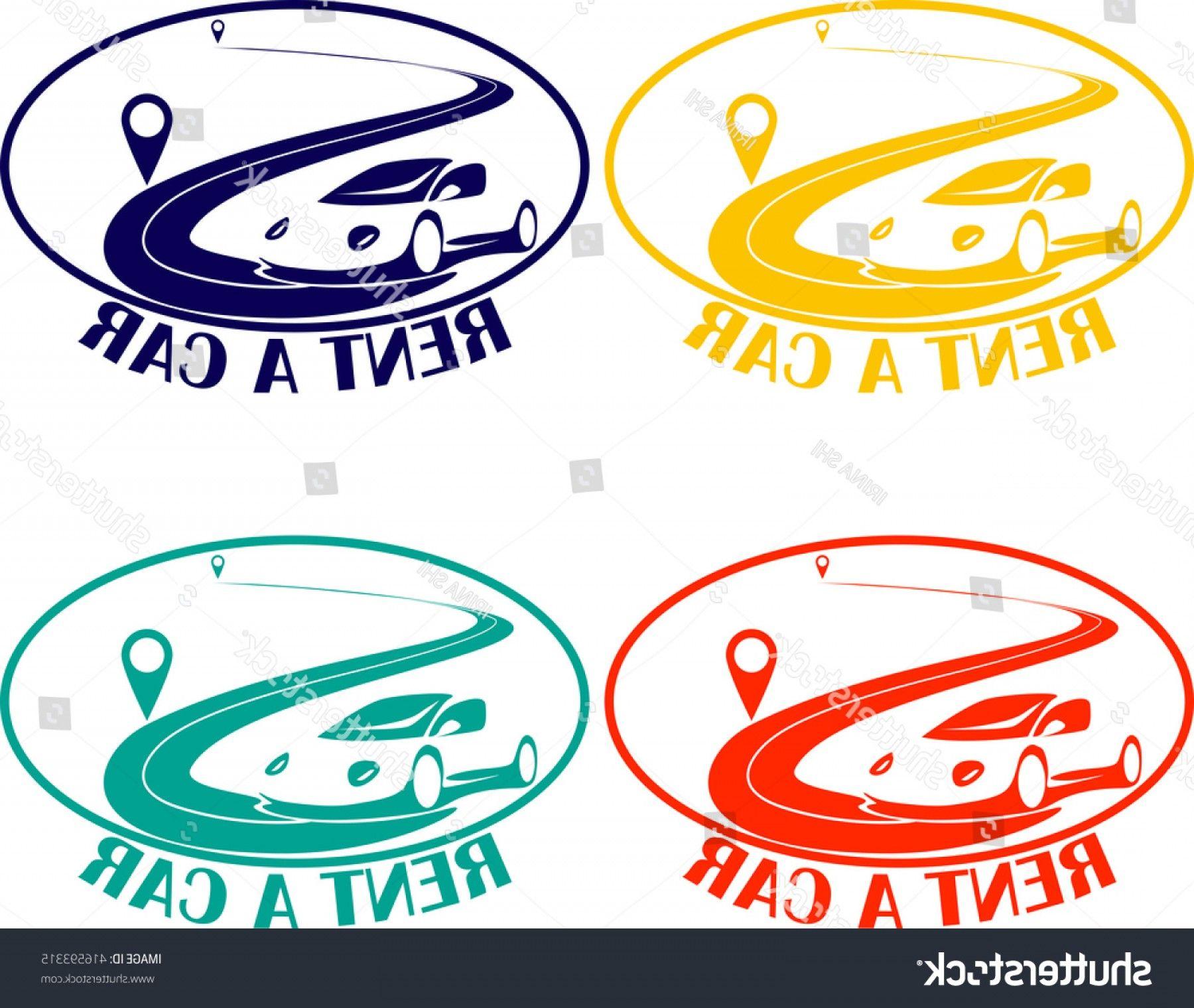 Orange Circle Car Logo - Rent Car Logo Vector Rentals Rental | SOIDERGI