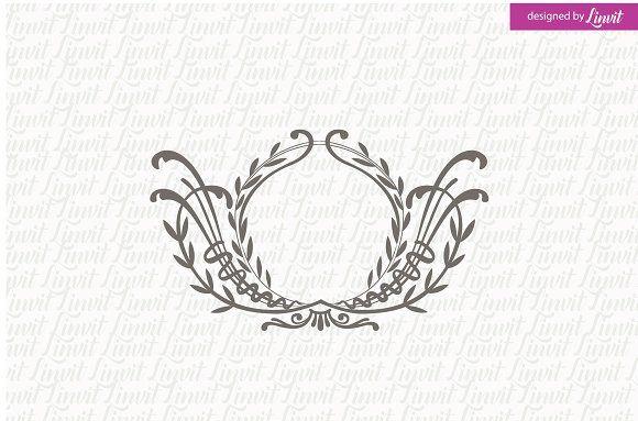 Wedding Logo - Floral Wedding Monogram ~ Logo Templates ~ Creative Market