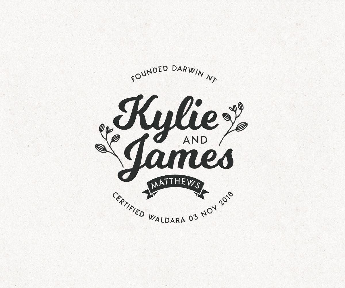 Wedding Logo - Elegant, Playful, Wedding Logo Design for Kylie & James Matthews