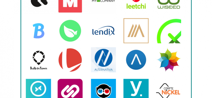 Most Popular European Logo - Top 20 most popular Fintech Start-ups on Social Media in France ...