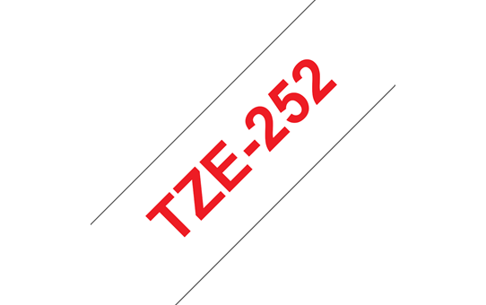 Wide Red P Logo - TZe-252 | Genuine Supplies | Brother