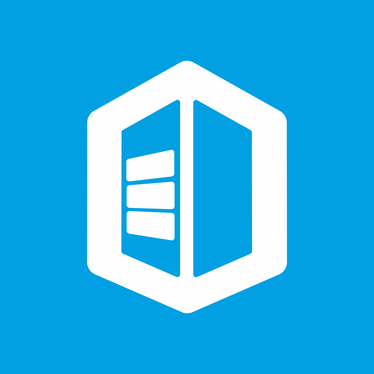 Blue Server Logo - Server Icon & Vector Icon and PNG Background