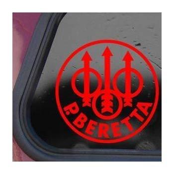 Wide Red P Logo - P. Beretta Firearms Logo 4 wide Color: RED