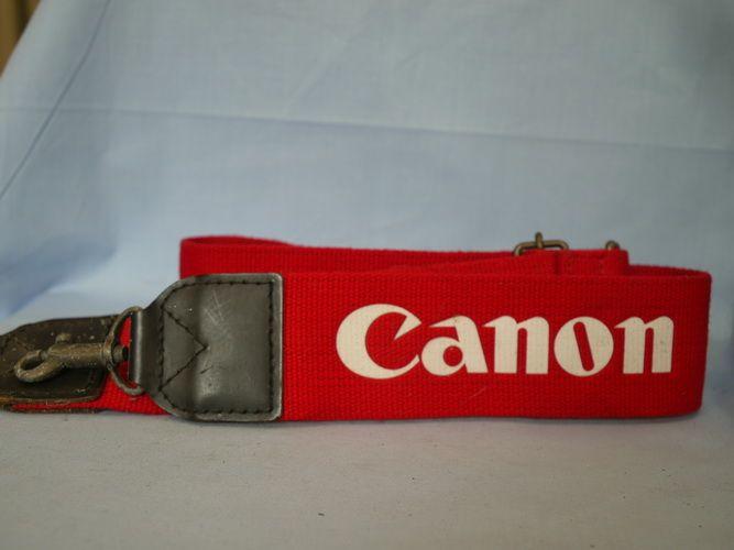 Wide Red P Logo - Canon RED WIDE SLR Camera Strap 2.49