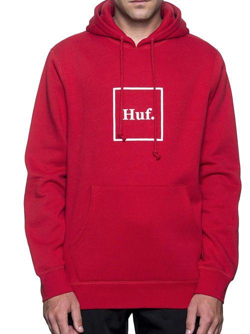 Wide Red P Logo - RODEO BROS: HUF Hough parka Lady's men unisex size grain sweat shirt ...