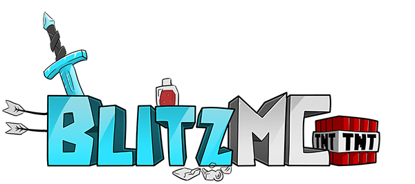 Blue Server Logo - BlitzMC Minecraft Server Logo