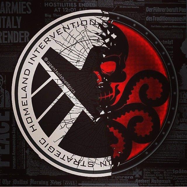 Hydra Agents of Shield Logo - SHIELD vs Hydra || 600x600 || #fanedit | Logos | Marvel, Agents of ...