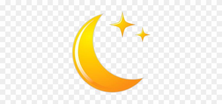 Clear Moon Logo - Moon Croissant Night Weather Icon Transparent PNG