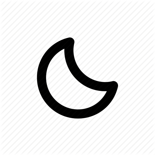 Clear Moon Logo - Clear, moon, night icon