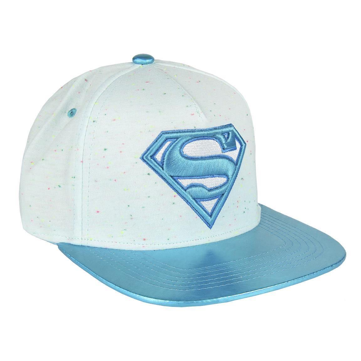 Turquoise Superman Logo - CLD DC Comics - Turquoise Superman Fabric Logo Snapback Cap