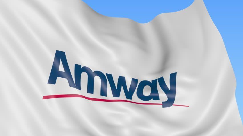 Amway Logo - Waving Flag with Amway Logo. Stock Footage Video (100% Royalty-free ...