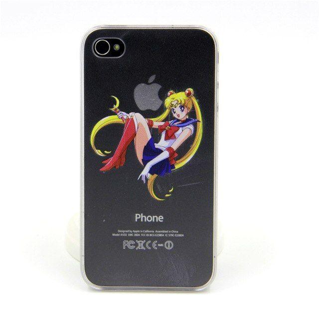 Clear Moon Logo - For iPhone 5 5S Transparent Case The Sailor Moon Tigger MashiMaro
