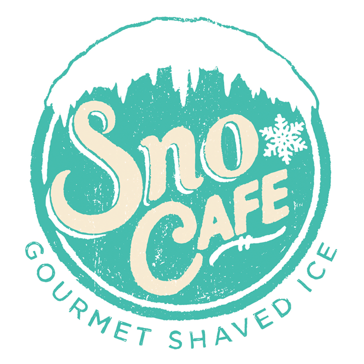 Snow Cone Logo - Retro-looking logo for Sno Cafe, a gourmet snow cone business ...