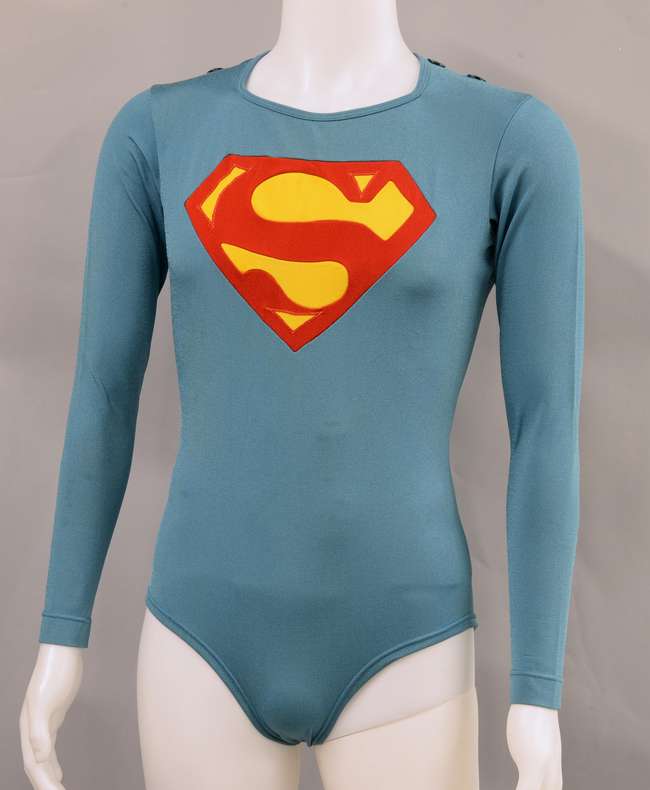Turquoise Superman Logo - Superman IV: The Quest For Peace (1987) Christophe. Lot 774. 23