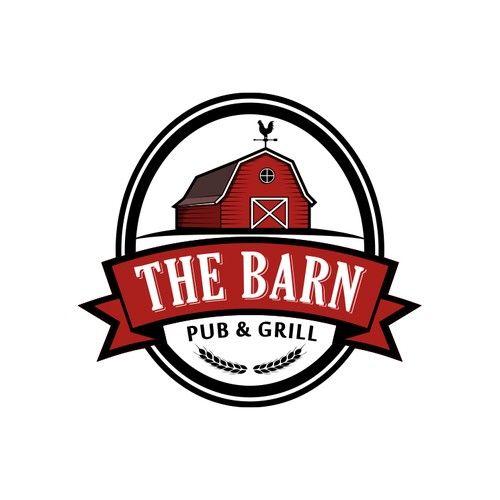Barn Logo - Create a 'rustic, red barn' logo for a pub & grill | Logo design contest