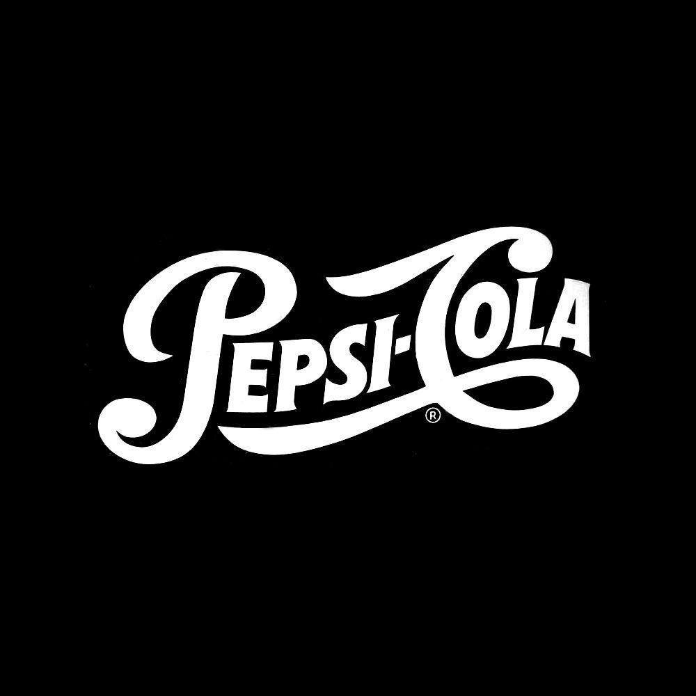 Black and White Pepsi Logo - Pepsi-Cola (1940) | Graphic Design | Logos, Logo branding, Pepsi logo