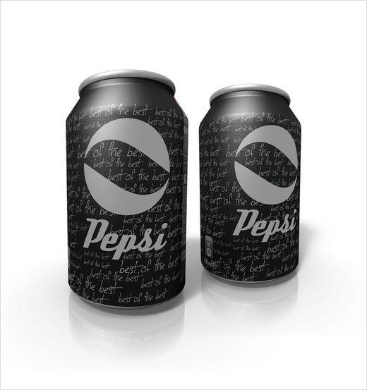 Black and White Pepsi Logo - Concept Design: Rebranding Pepsi