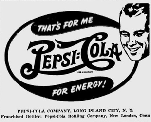 Black and White Pepsi Logo - Pepsi - Bygone Days Advertising Memorabilia