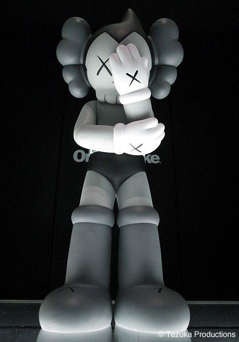 Kaws Astro Logo - Original Fake Astro Boy KAWS Version Vinyl Toy - Grey Version ...