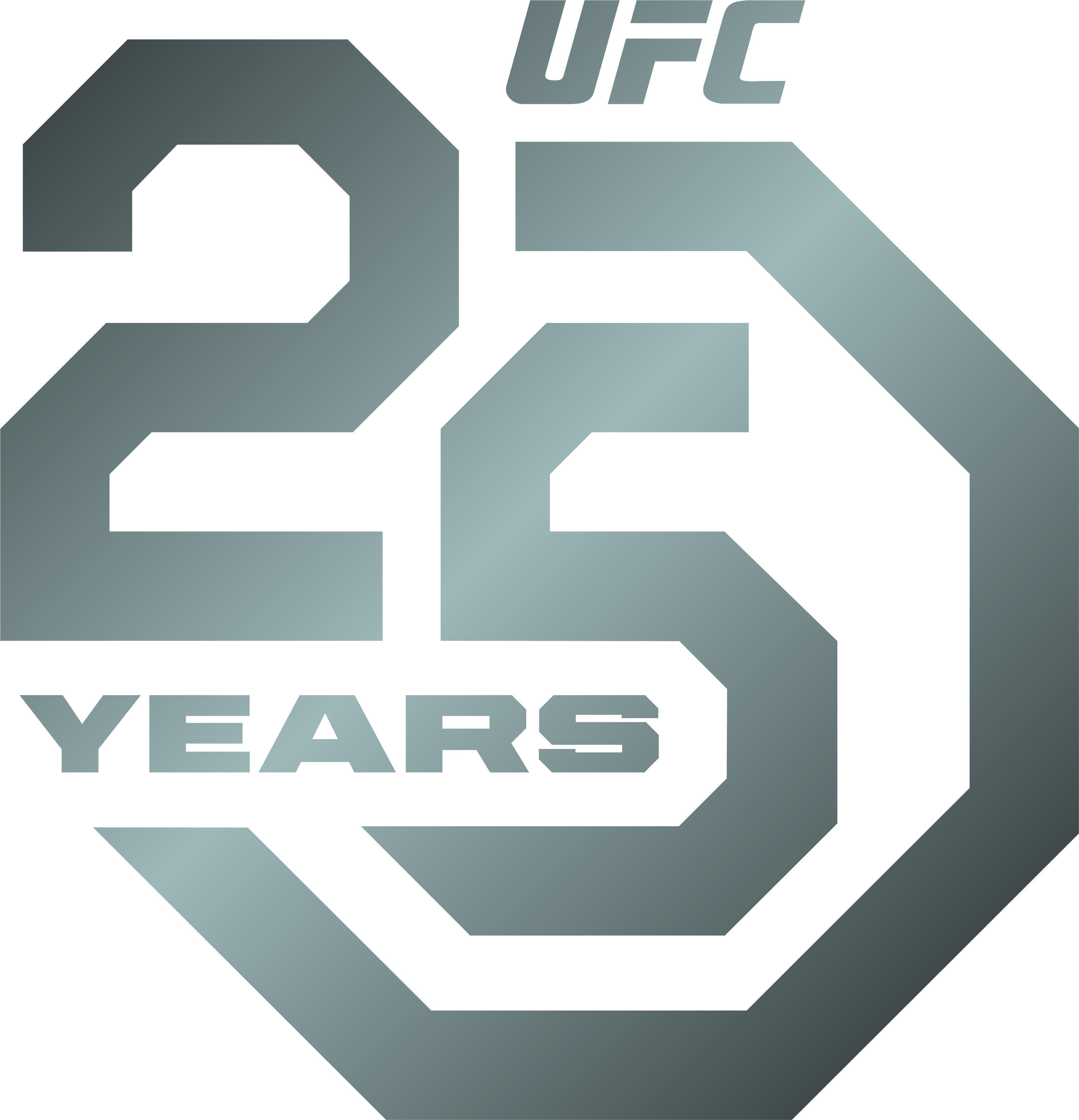 UFC Logo - UFC Unveils 25 Year Anniversary Logo For 2018 Campaign