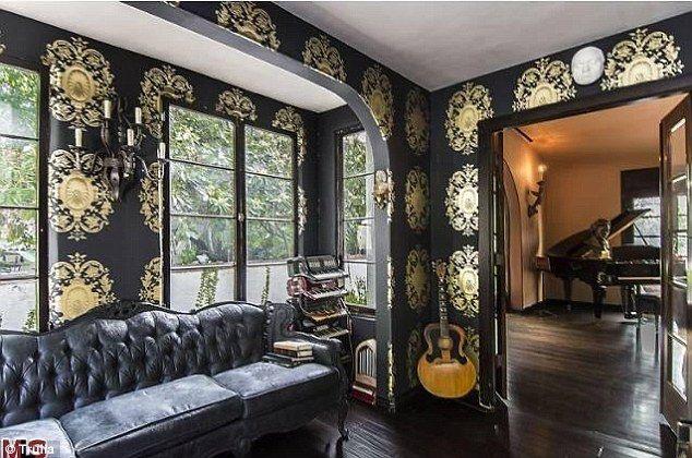 Gold and Black House Logo - Kat Von D to sell her Gothic mansion for $2.5 million as she shops