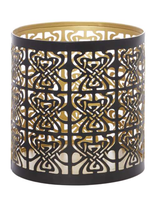 Gold and Black House Logo - Biba Large Biba Logo Votive Black And Gold - House of Fraser