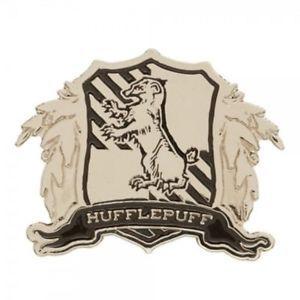 Gold and Black House Logo - Harry Potter House of Hufflepuff Gold and Black Logo Metal Pin NEW ...