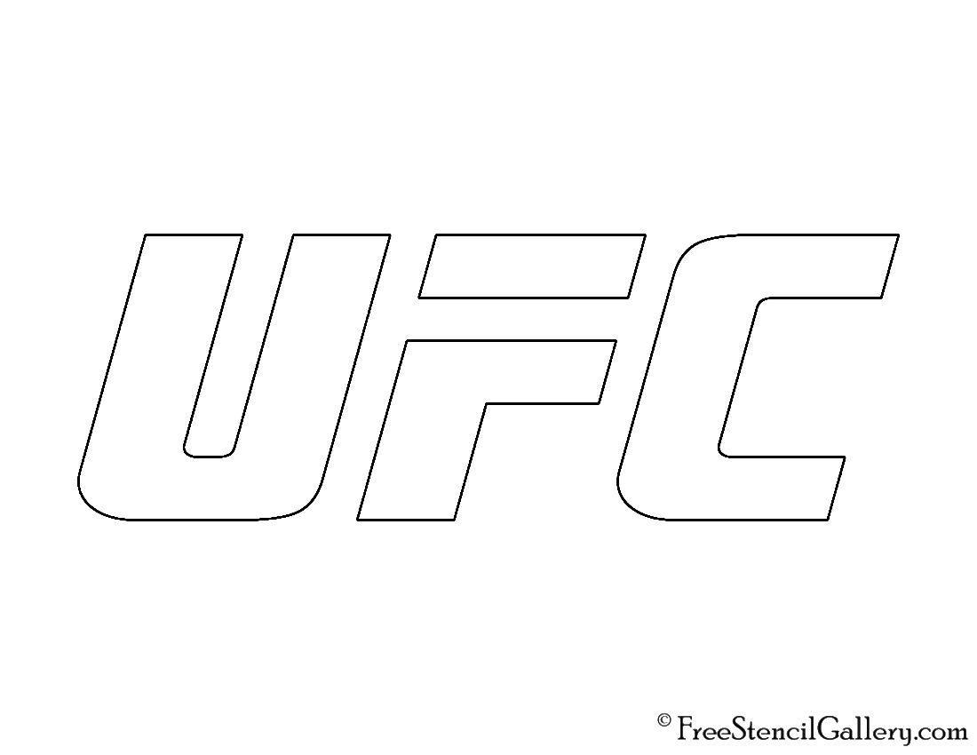 UFC Logo - UFC Logo Stencil. Free Stencil Gallery