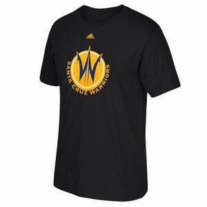Santa Cruz Warriors Logo - Santa Cruz Warriors Adidas NBA D-League Team Wordmark Logo Black T ...