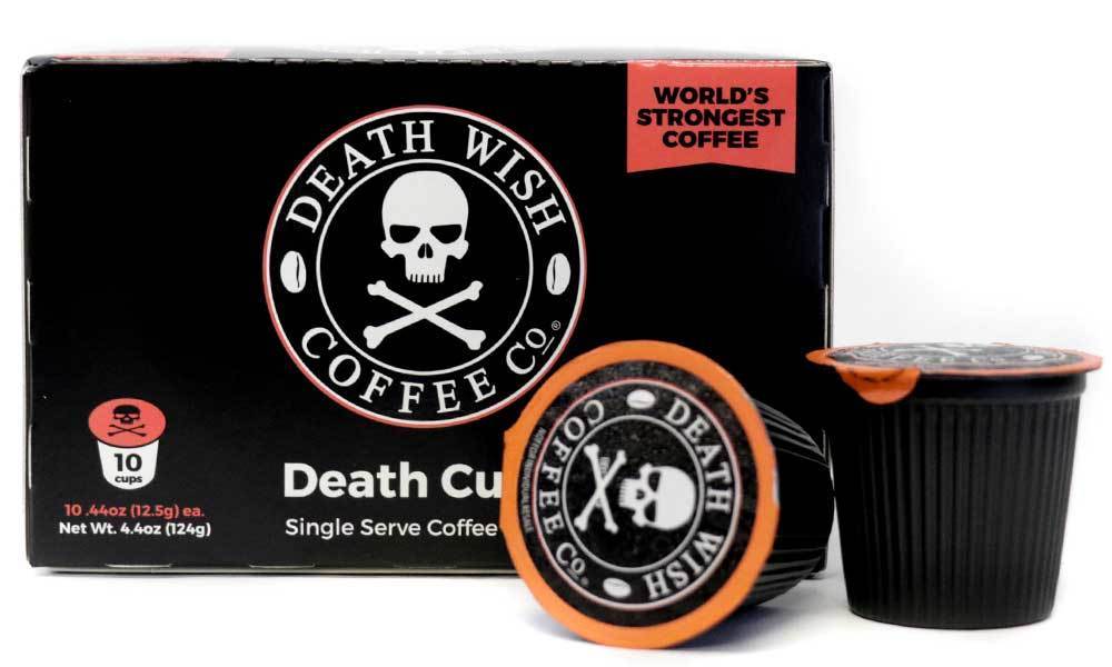 Death Wish Coffee Logo - Death Cups: The World's Strongest K Cups