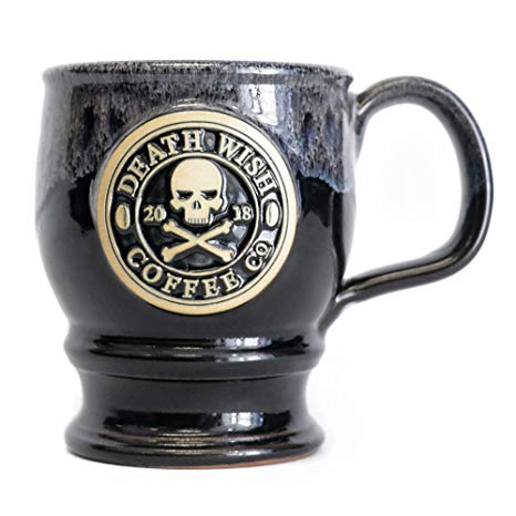 Death Wish Coffee Logo - Amazon.com Edition Collectible Death Wish Coffee Ceramic Mug