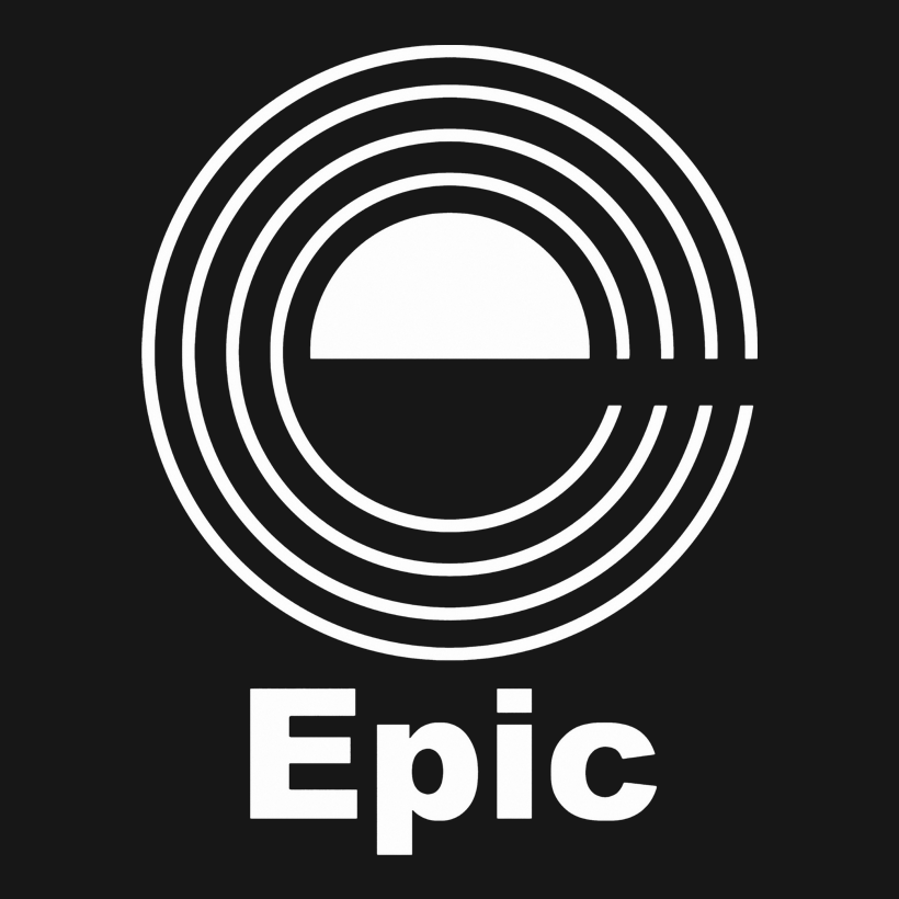 Epic Records Logo - Epic Records 1970s logo Longsleeve T Shirt - Music - Men