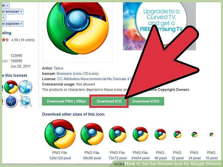 Google Chrome Downloadable Logo - How to Get the Chrome Icon for Google Chrome (with Pictures)