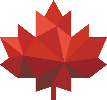 Canadian Leaf Logo - geometric maple leaf. celebrating. Canada, Logos