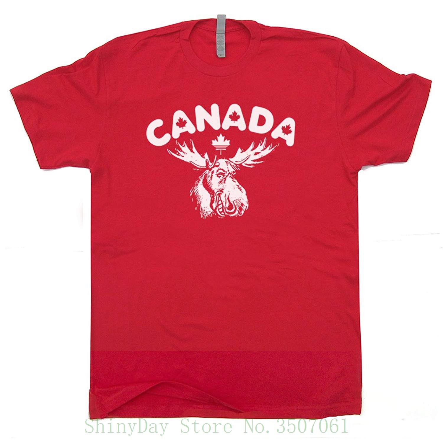 Canadian Leaf Logo - Canada Canada Shirt Maple Leaf Logo Vintage Moose Canadian Flag Cool ...