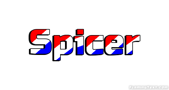 Spicer Logo - United States of America Logo | Free Logo Design Tool from Flaming Text