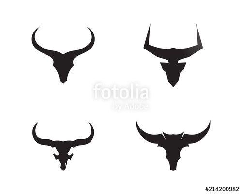 Bullhorn Logo - Bull horn logo and symbols template icons app