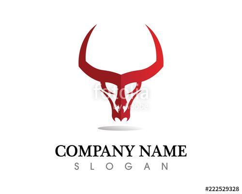 Bullhorn Logo - Bull horn logo and symbols template icons app