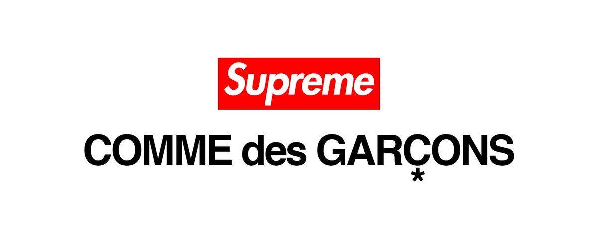 Supreme CDG Logo - Supreme DROPS on Twitter: 