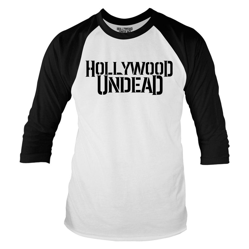 Hollywood Undead Logo - Blabbermouth. Logo (Baseball Shirt)