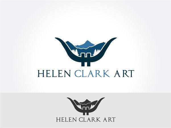 Awesome Crown Logo - Feminine, Playful, Media Logo Design for Helen Clark Art (if anybody ...